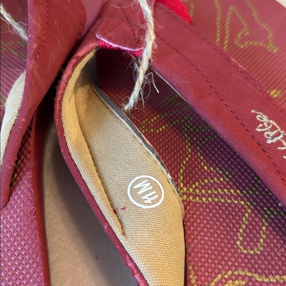 Salt Life Mens Flip Flops Size 11 New Maroon Fishermancore - Picture 4 of 9